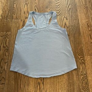 Lululemon Grey tank top.  Excellent condition Estimated size 4.  Tags removed